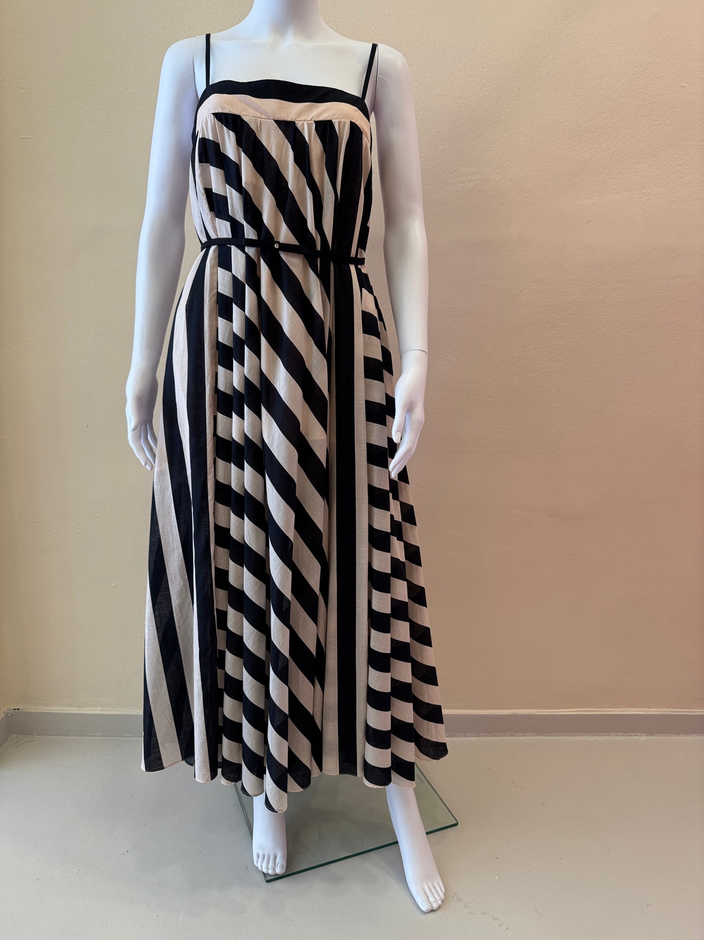 ZIMMERMANN MAXINE STRIPED MAXI DRESS