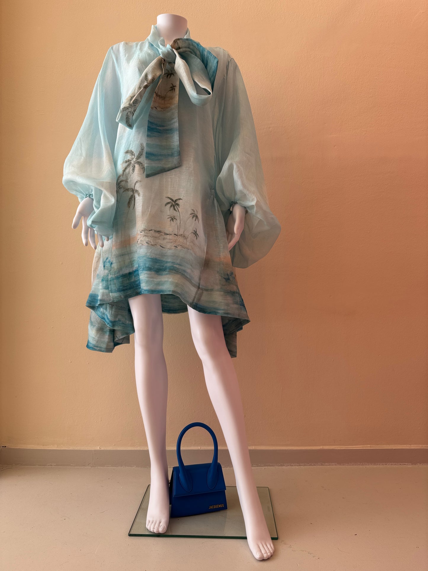 ZIMMERMANN ILLUMINATE BILLOW MINI DRESS