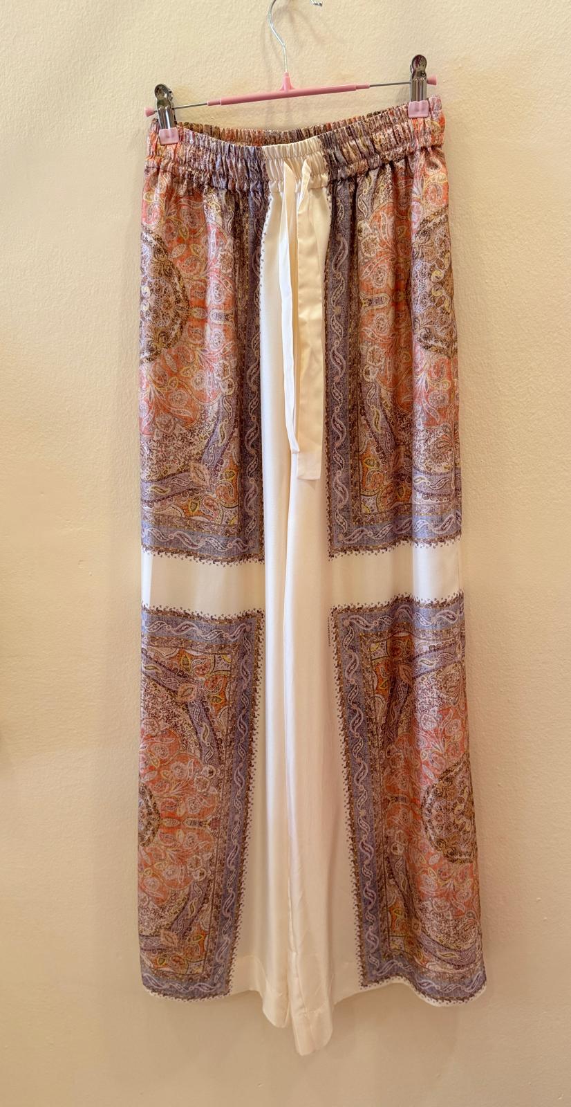 ZIMMERMANN ILLUSTRATION PAISLEY SHIRT AND PANTS