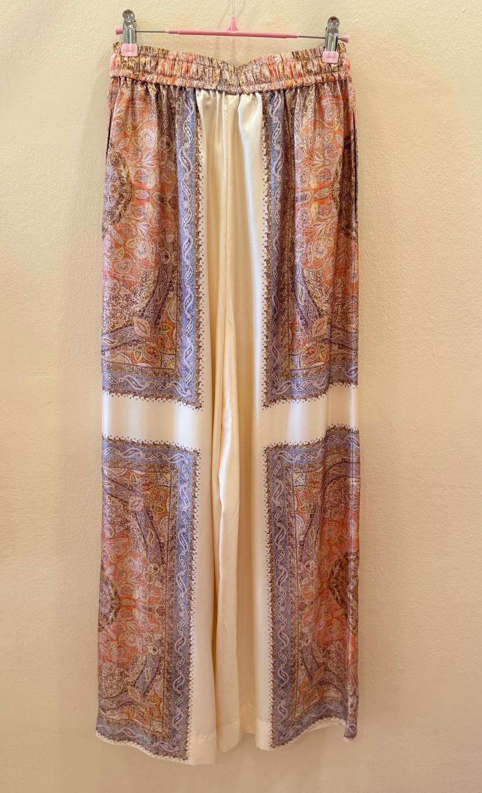 ZIMMERMANN ILLUSTRATION PAISLEY SHIRT AND PANTS
