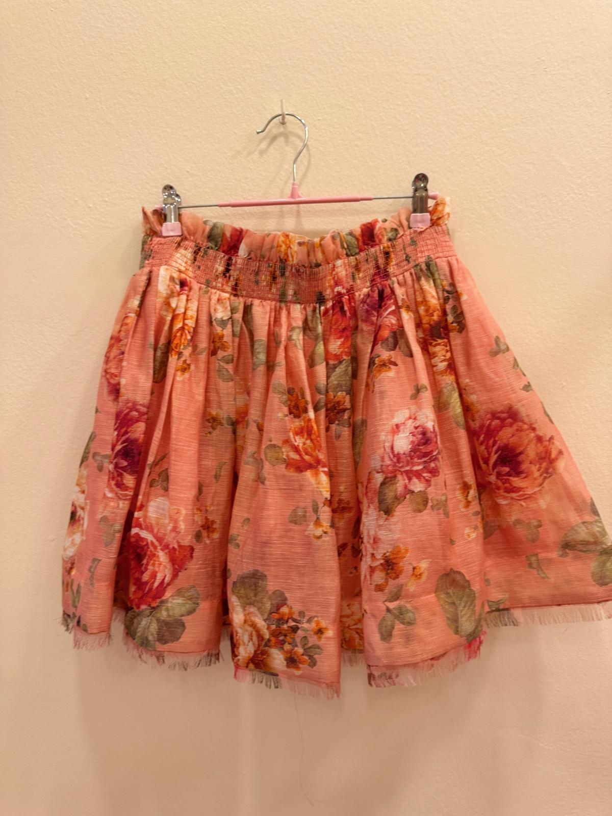 ZIMMERMANN WONDERLAND FLORAL BLOUSE AND SKIRT SET