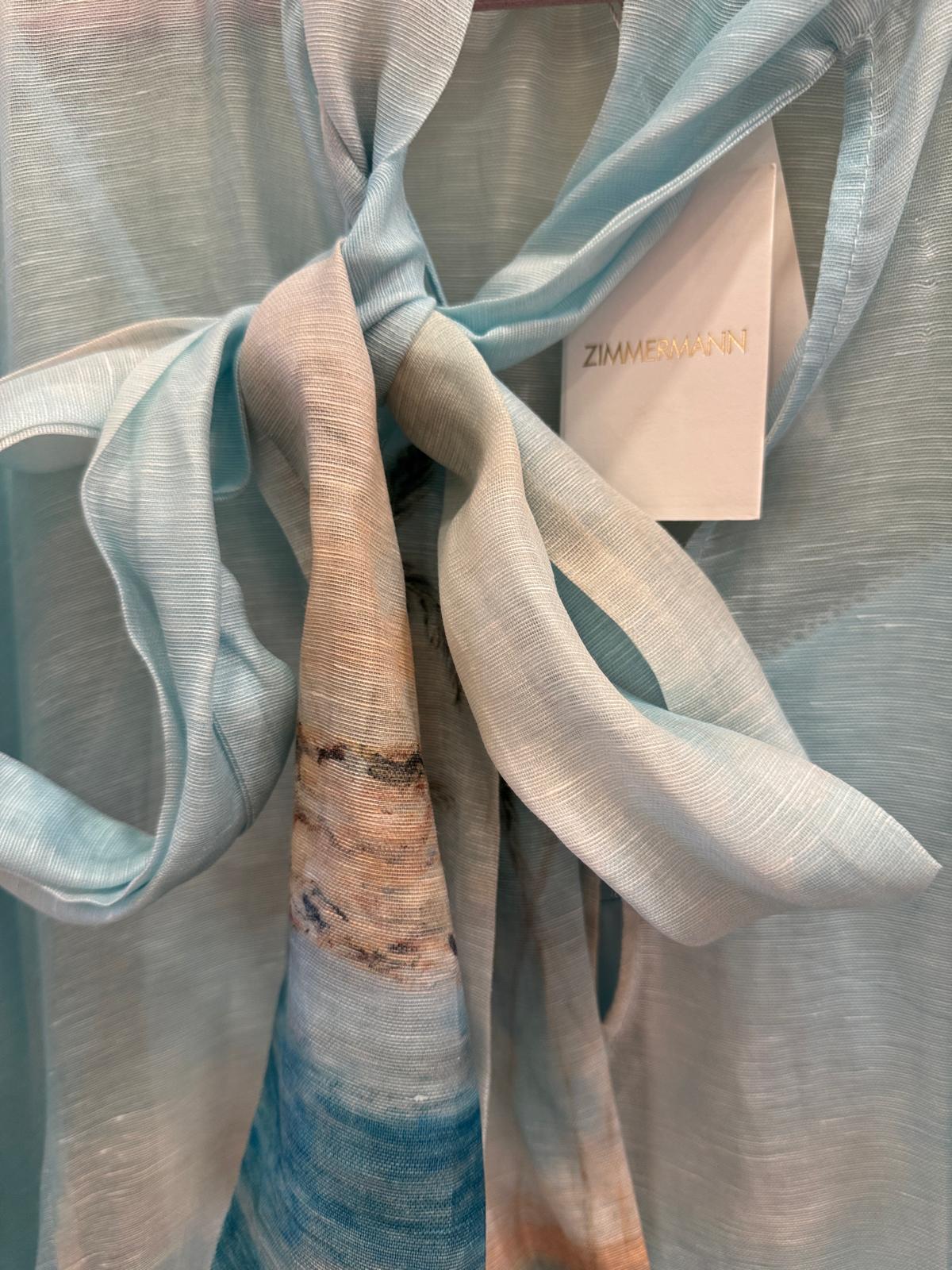 ZIMMERMANN ILLUMINATE BILLOW MINI DRESS
