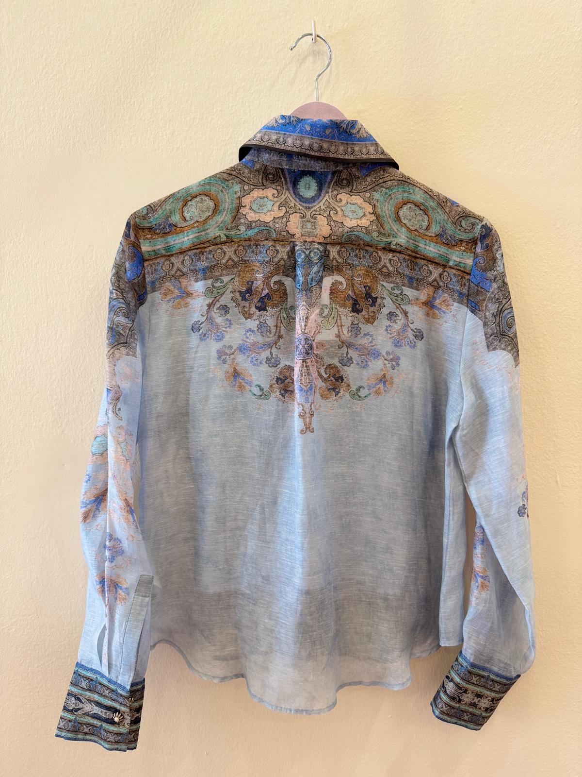 ZIMMERMANN EDEN SET SHIRT AND SKIRT
