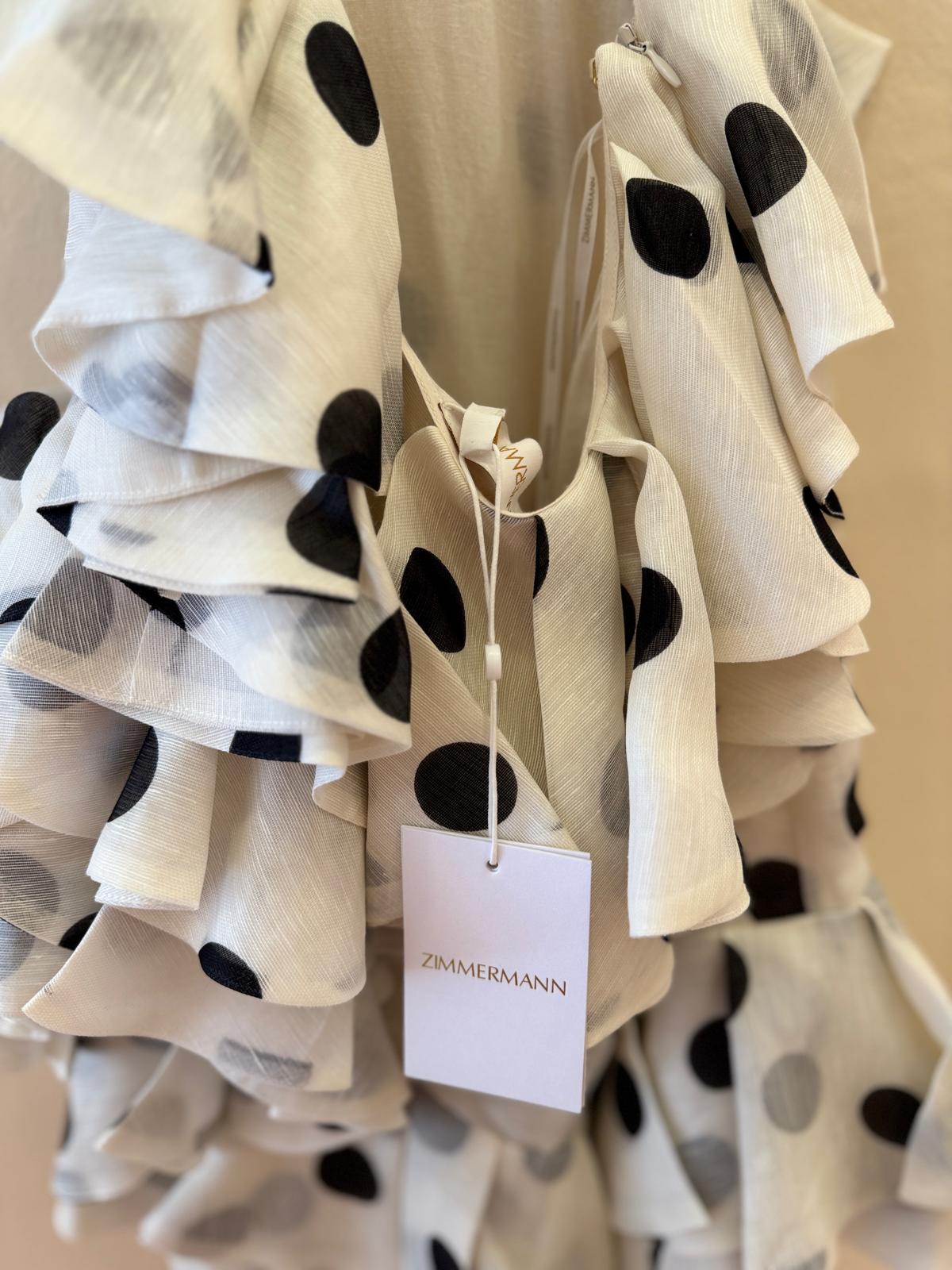 ZIMMERMANN CRUSH MINI DRESS
